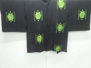 絞り抽象花模様羽織